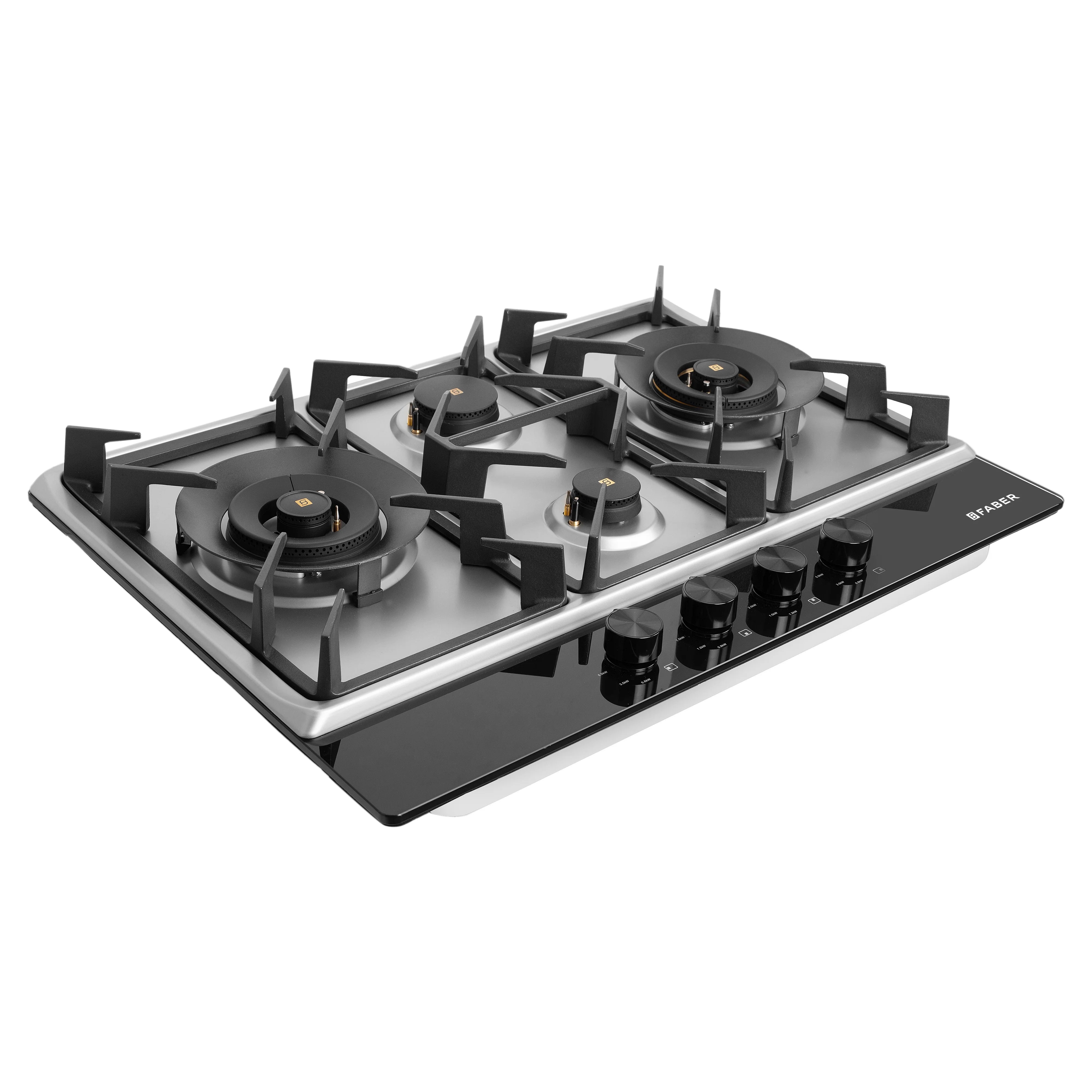 Faber INSPIRIA 754 BR AI FFD GS PNG 4-Burner HOB: Sleek and Efficient Cooking