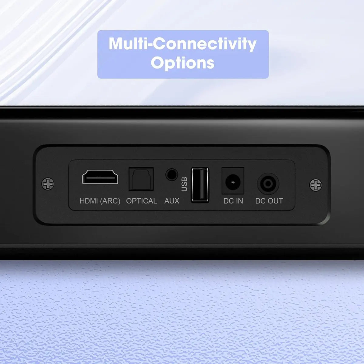 ZEBRONICS Juke BAR 4050 Compact soundbar with 10.16cm (4”) subwoofer, 75W RMS, HDMI ARC, Optical, Bluetooth v5.0, Remote Control, LED Indicator and Wall mountable