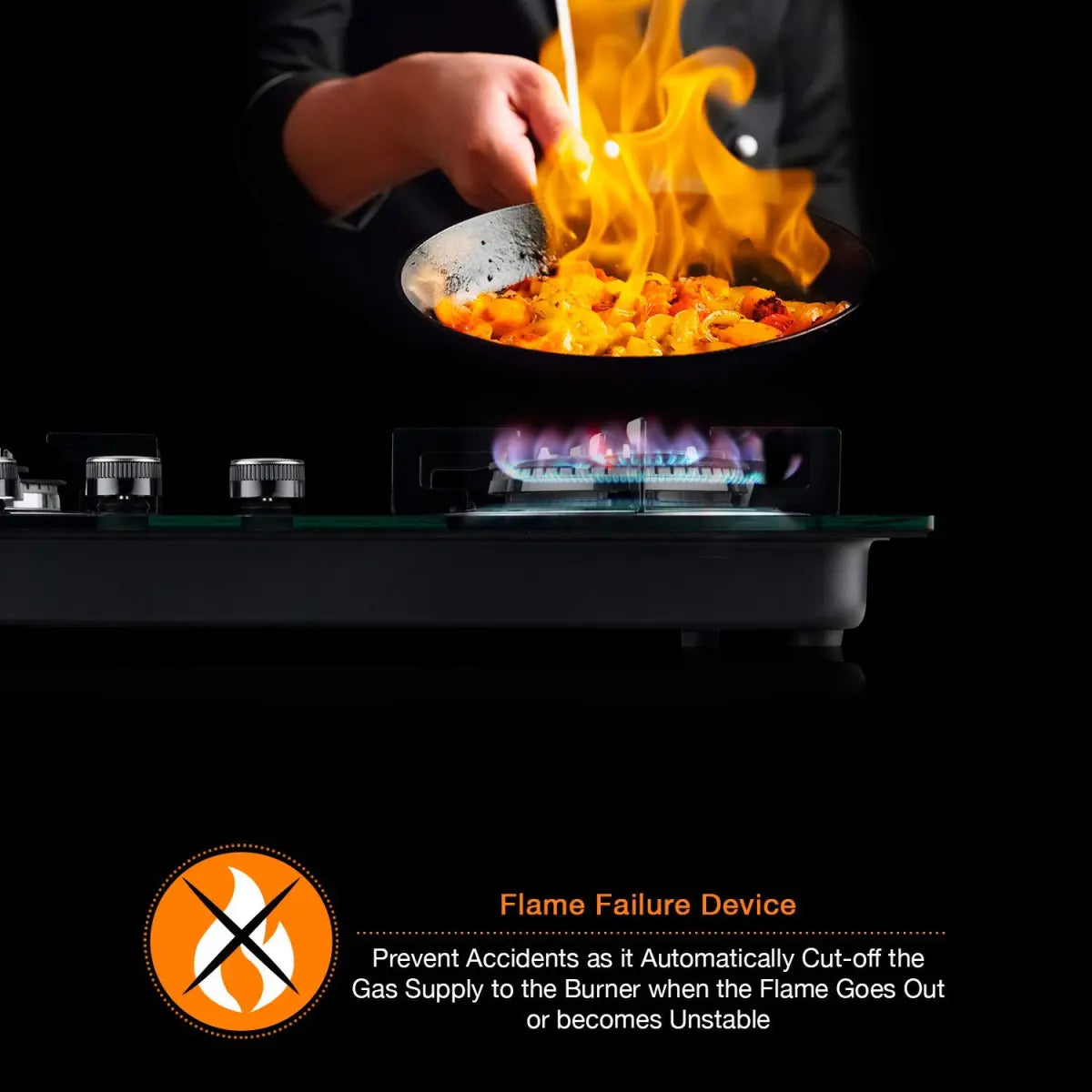 Kaff NE 4B 60 GF 4 Burner Built In Hob