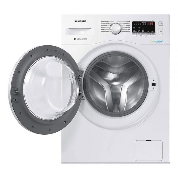 Samsung 9 Kg Front Load Fully Auto Washing Machine, T Series WW90TP84DSB/TL, AI Control, Hygiene Steam Cycle