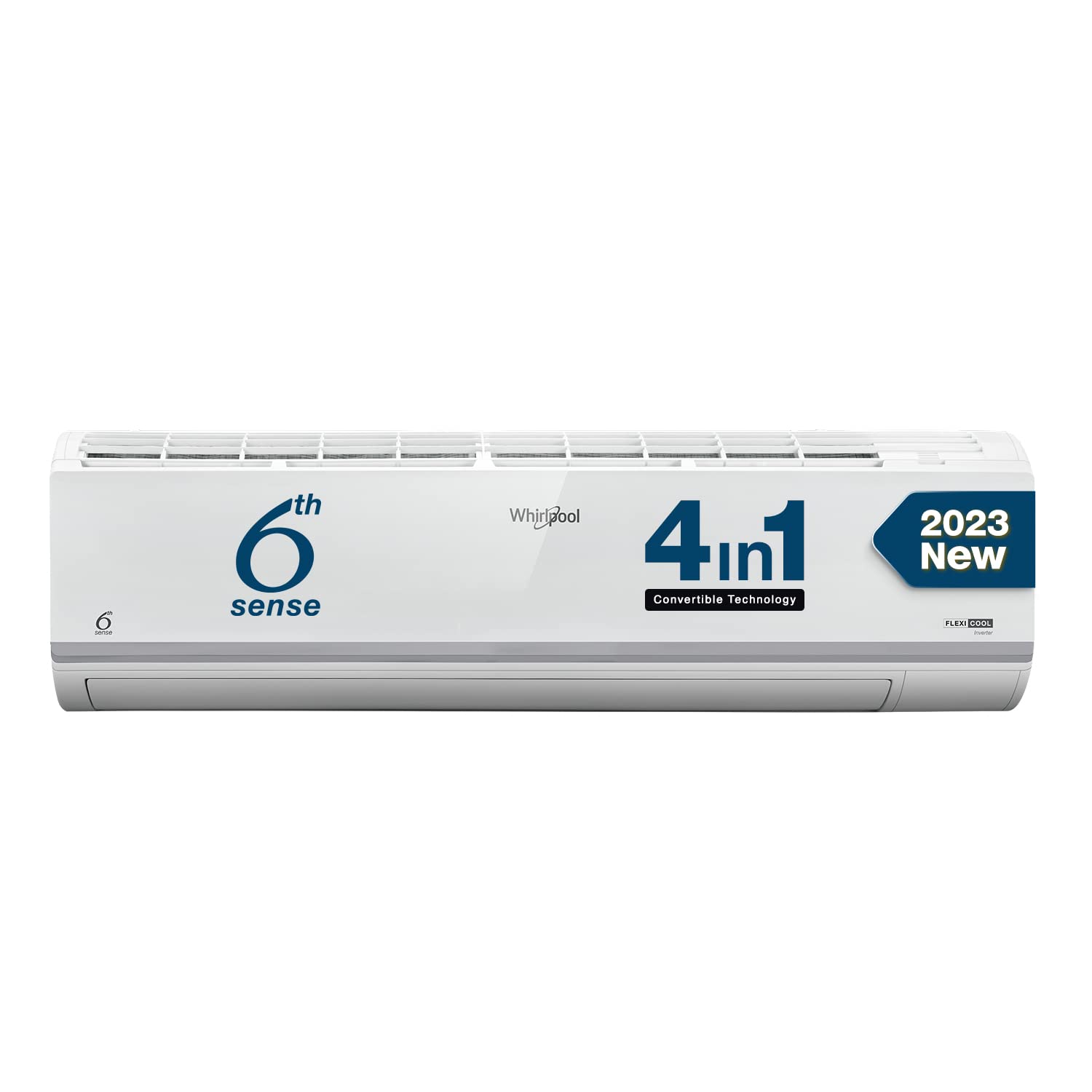 Whirlpool 1.0 Ton 5 Star, Flexicool Inverter Split AC (Copper, Convertible 4-in-1 Cooling Mode, HD Filter 2023 Model, S3I1ADO, White)