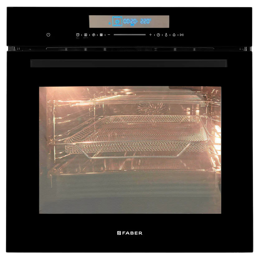 Faber FBIO 81L 14F AF BK Built-In Ovens 81L 60cm: Sleek and Spacious Cooking Perfection