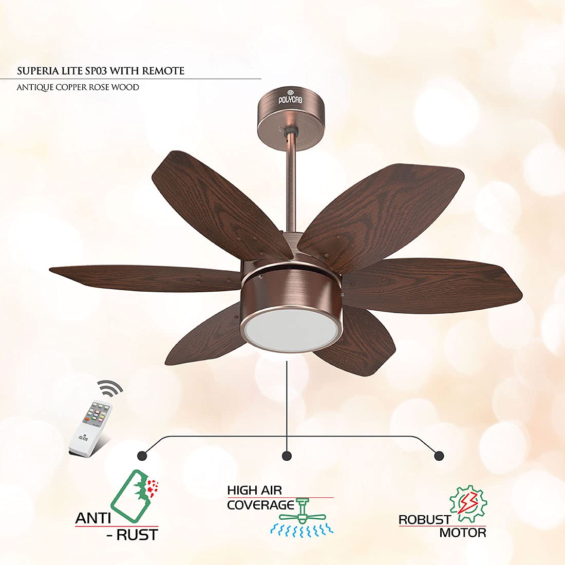 Polycab Superia SP03 Super Premium 800 mm Ceiling Fan