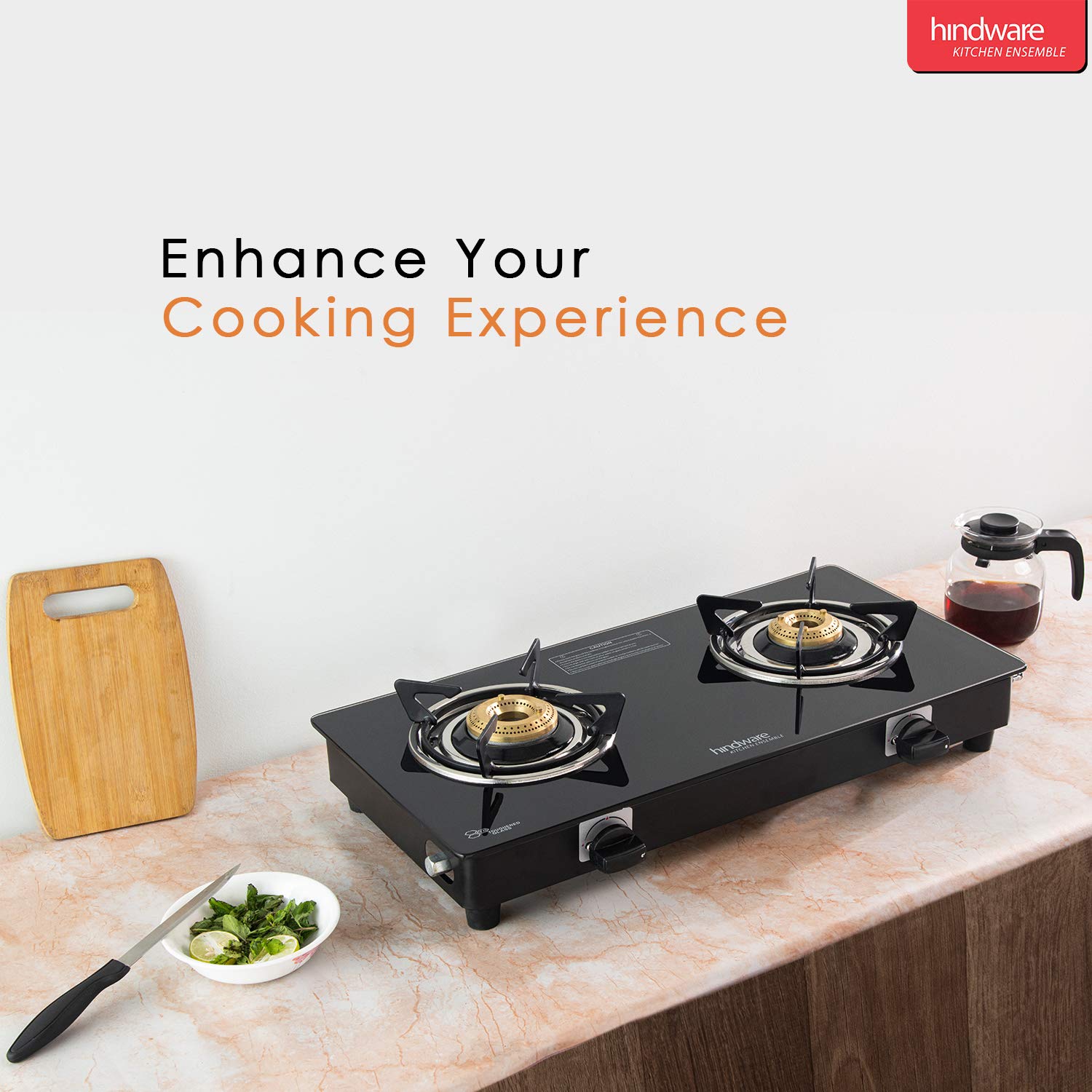 HINDWARE Brio Plus 2B Glass Cooktop