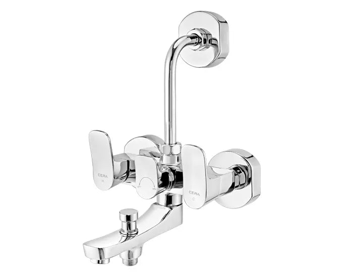 Cera F1012403 Perla Wall Mixer Silver Colour