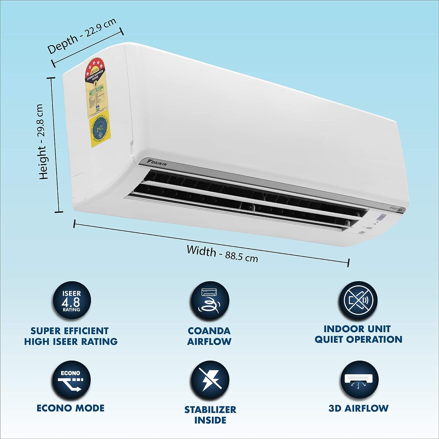 Daikin FTKG60TV16U 1.8 Ton 5 Star Inverter Split Air Conditioner