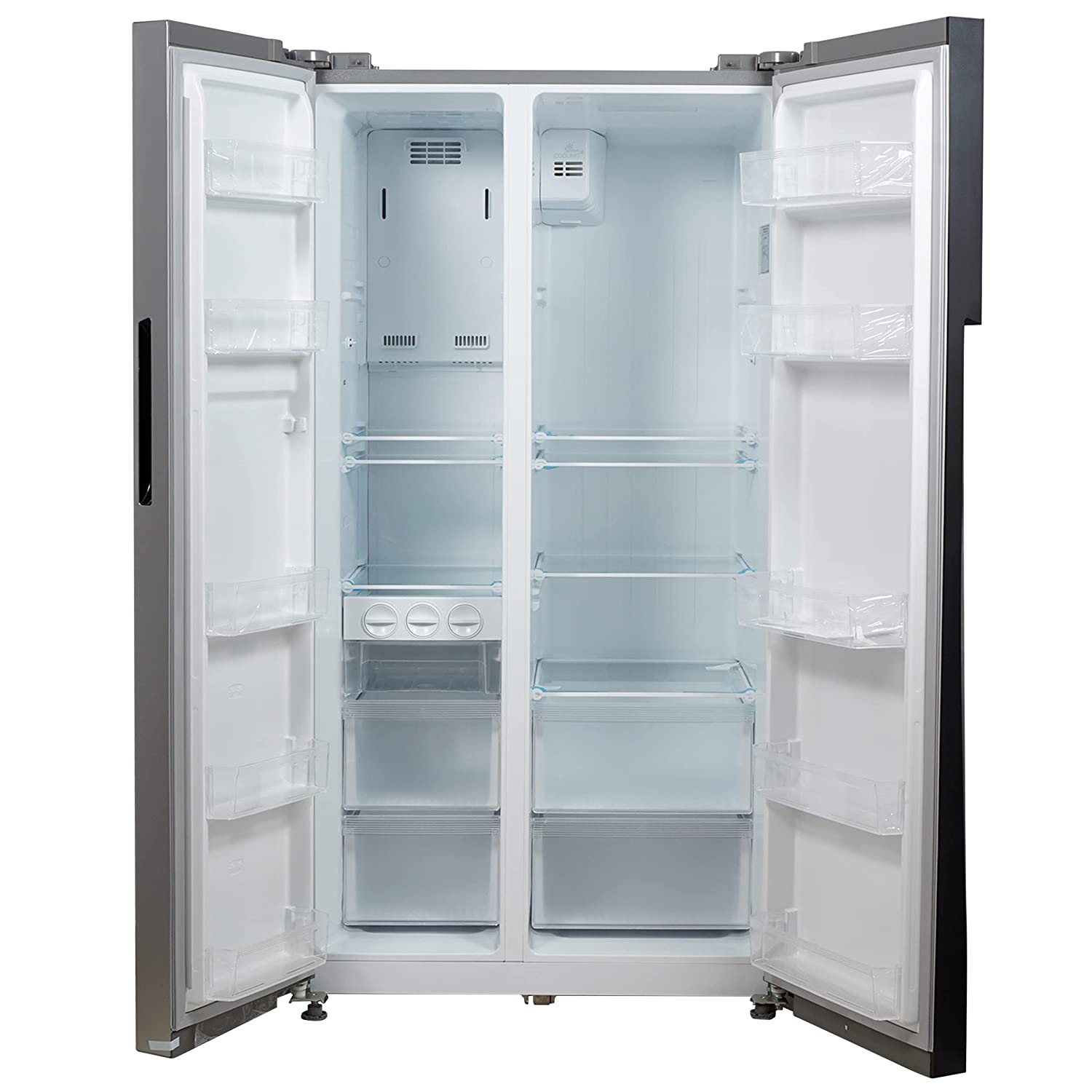 Lloyd 587 L Side by Side Refrigerator (GLSF590DSST1GB Stainless Steel)