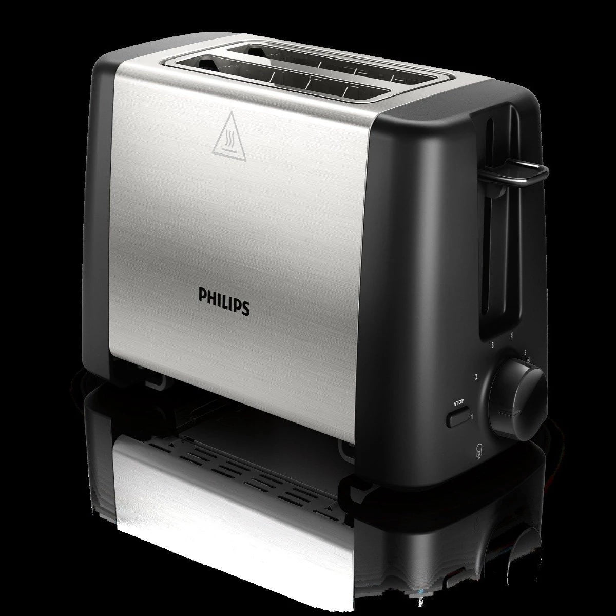 Philips HD4825/91 800-Watt 2-Slice Toaster (Black)