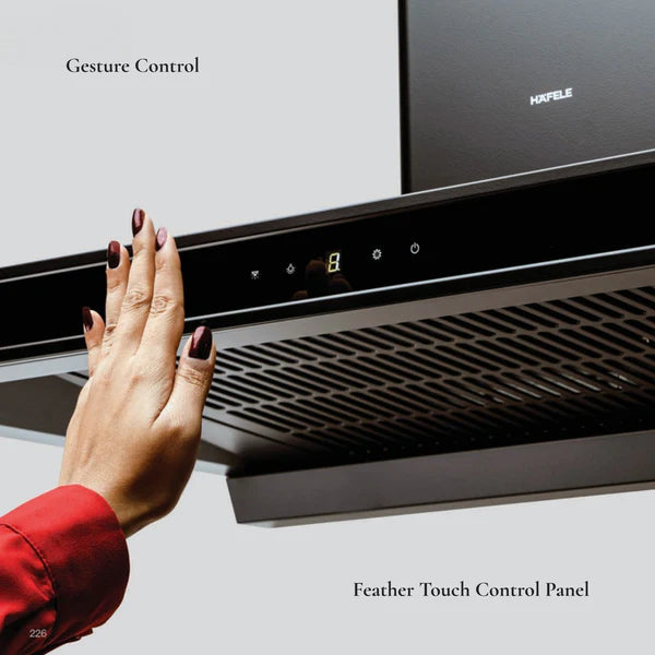 Hafele DATURA NEO 90 90cm Wall Mount Chimney - Sleek and Efficient