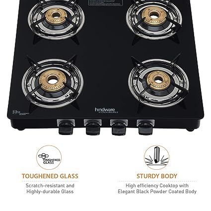 Hindware CT 100042 VitoSS 4B ka Cooktop