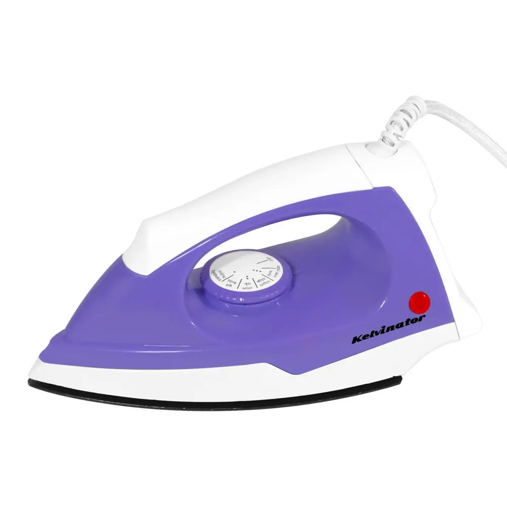 Kelvinator Superio Dry Irons KDIP11211 purple and White