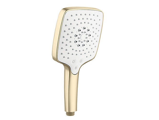 kohler K-97009T-AF Square multi function hand shower without hose in french gold