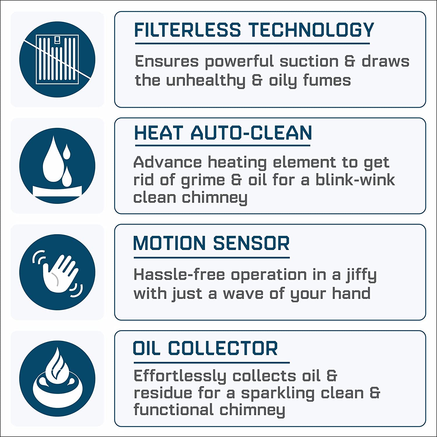 Elica 60 cm 1310 m3/hr Filterless Auto Clean Chimney (FLCG PB 600 HAC NERO, Push Button Control, Black)