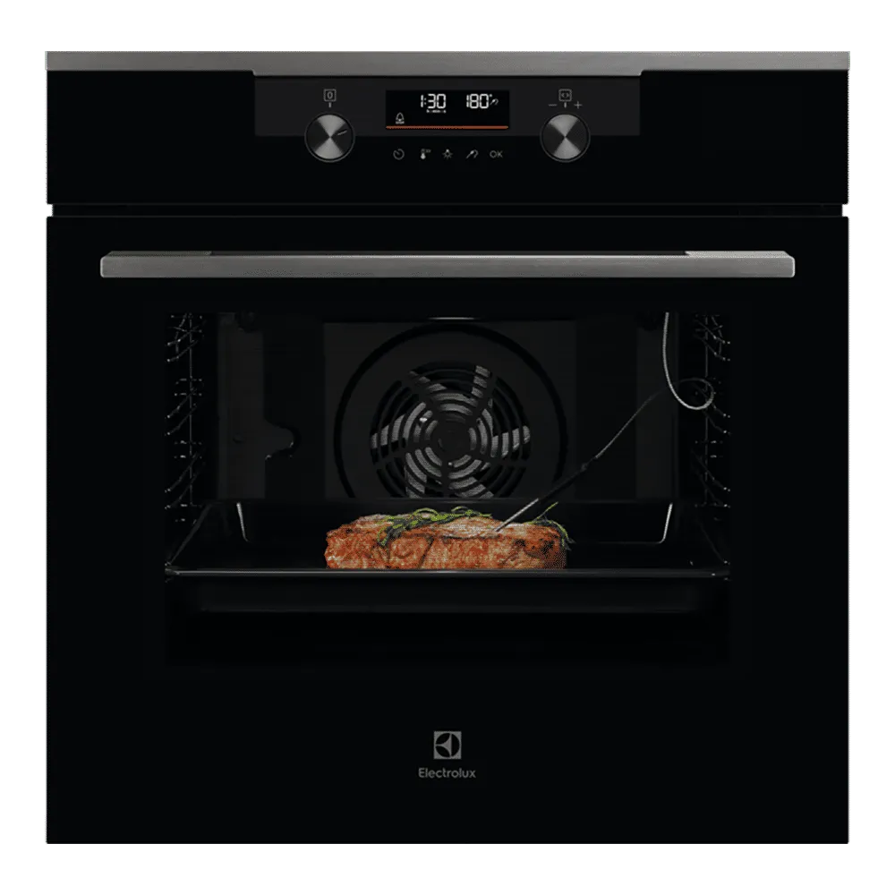 Electrolux 600 Series KODDP77H Built-in Oven: 72L, 60cm, 9 Functions, Pure Black