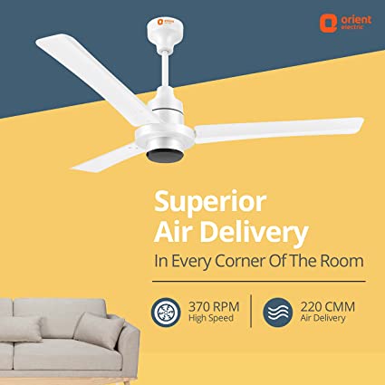 Orient Electric I-Tome 1200mm BLDC Energy Saving 5 Star Ceiling fan-white