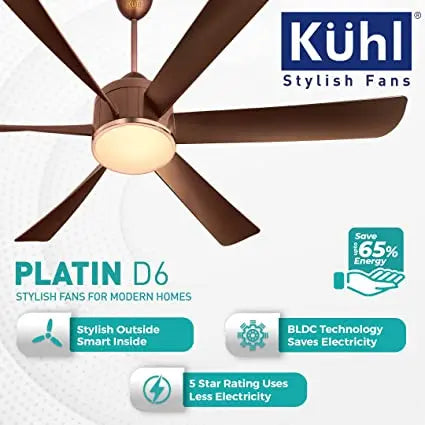 Kuhl Anti-dust Fan Platin -D6 Wi-Fi Technology Brown