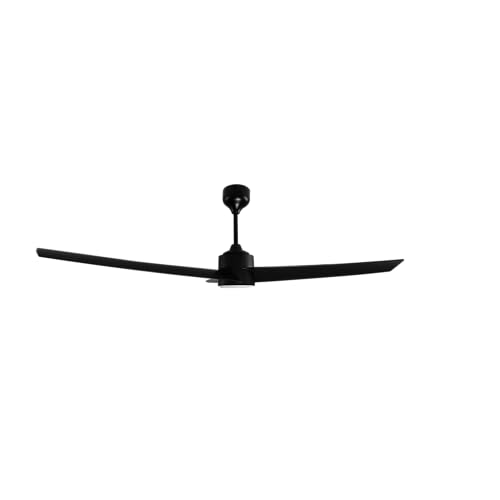 eFF4 Artistic+ 1200mm 3 Blade 5 Star BLDC Ceiling Fan, Black, with Aerodynamic ABS Blades