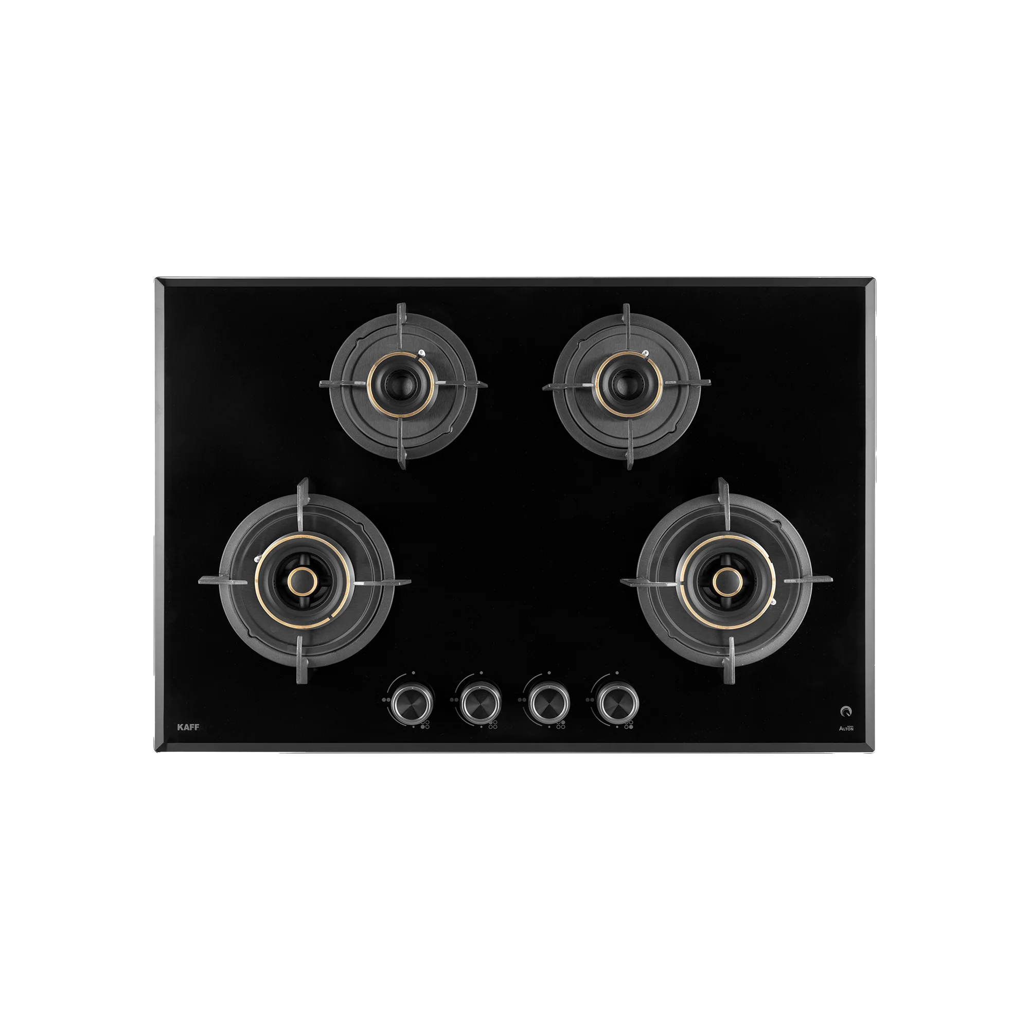 Kaff ALNF 784 Built-in Hob: 4 Brass Burners for High-Efficiency Cooking