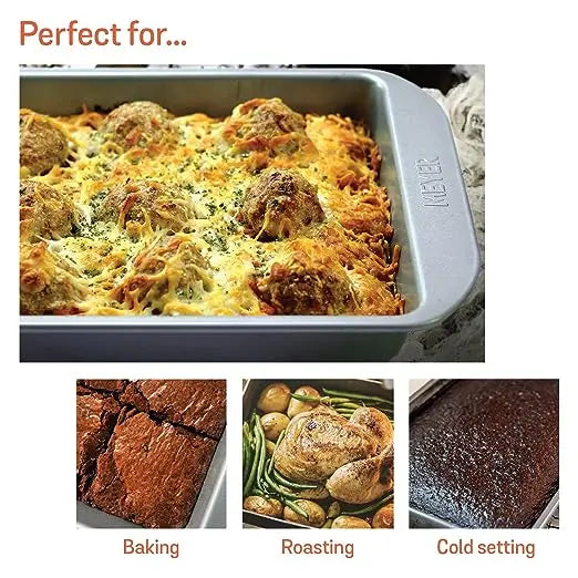 Meyer Bakemaster Non Stick Square Cake Pan 23cm Grey