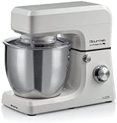Ariete Gourmet Stand Mixer Professional 7L 1598/01, Planetary Mixer, 1200 W, 7 L Capacity, 3 Accessories, 6 Speeds, Pulse Function, Splash guard Lid, white