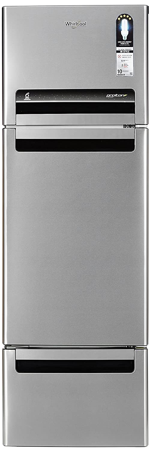 Whirlpool 260 L Refrigerator FP 283D PROTTON ROY ALPHA STEEL