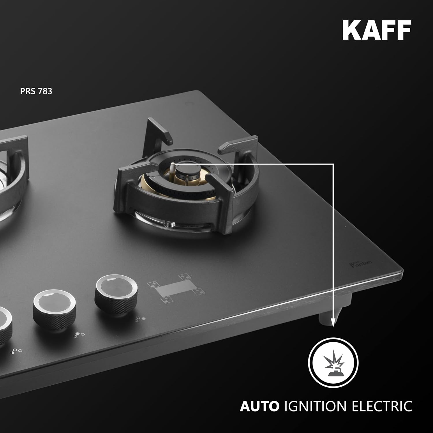 KAFF PRESTON PRS 783 Built-in Electric Hob 3 Burners Glass 78cm