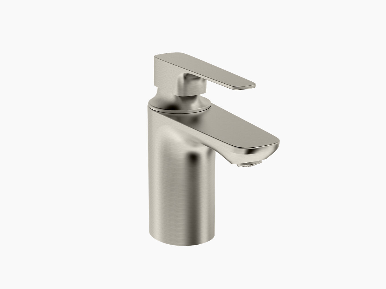kohler K-72312IN-4ND-BN Single-control basin faucet without drain in brushed nickel