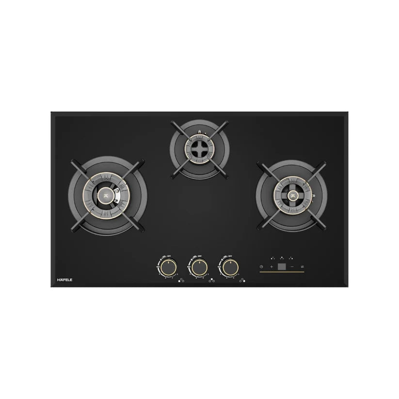 Hafele CRONUS DIGI-STEP 378 3 Burner Gas Cooktop - 75 cm