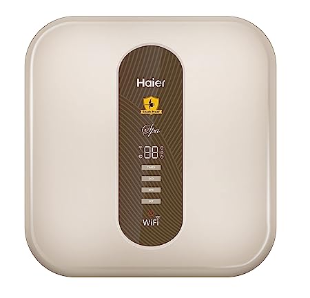 Haier (ES15V-SD WIFI) 15 Litres Vertical 5 Star Storage Geyser Gold