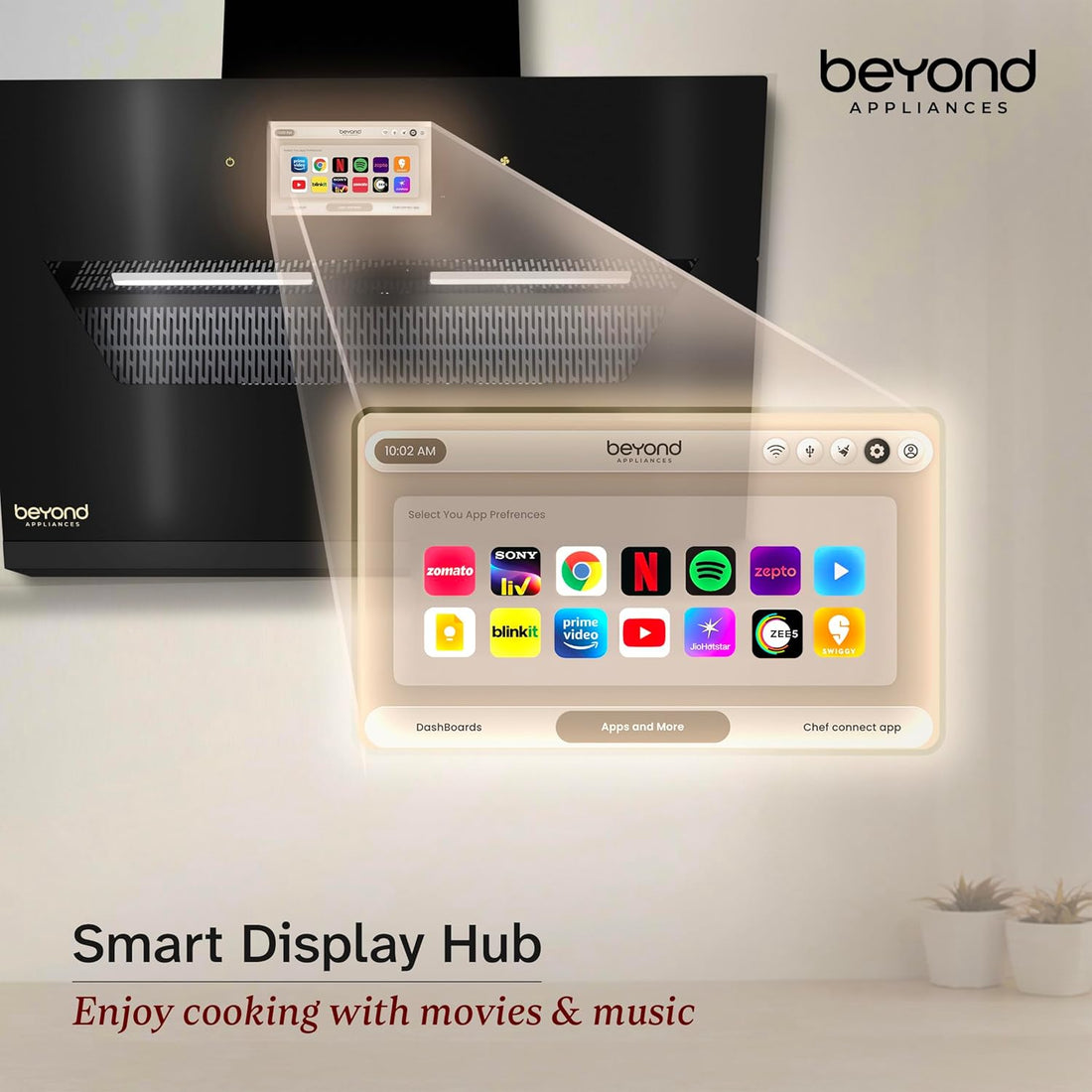 Smart Display Hub + Kitchen Companion