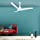 Orpat BLDC Ceiling Fan Moneysaver Silencio | Energy Efficient | Fan With LED Light Himalayan White with Re,ote