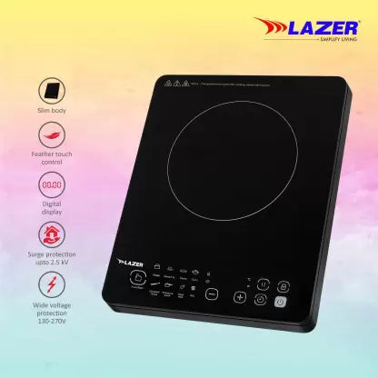 Lazer Imperial 2100 W Induction Cooktop  (Black, Touch Panel)