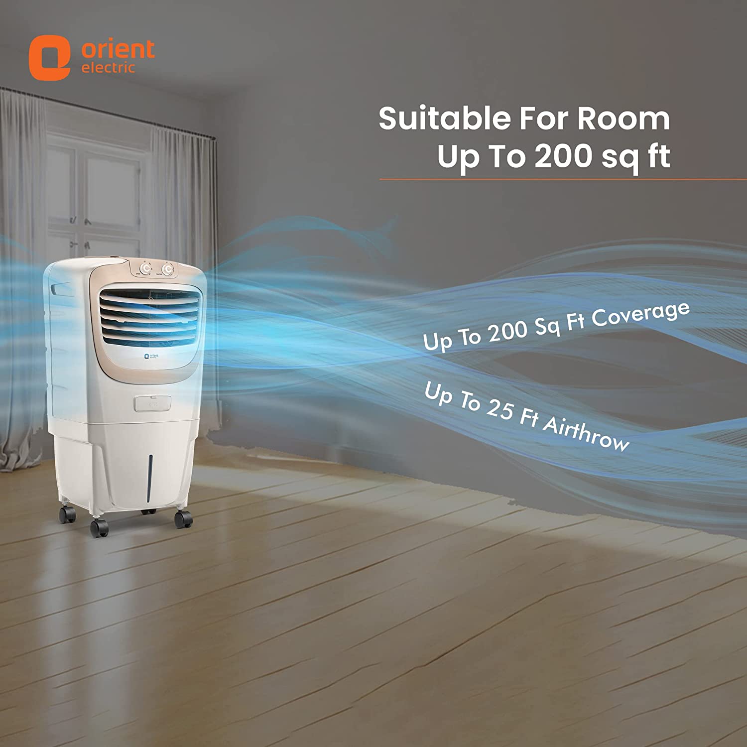 Orient Electric Premia 36L Personal Air Cooler (Beige)