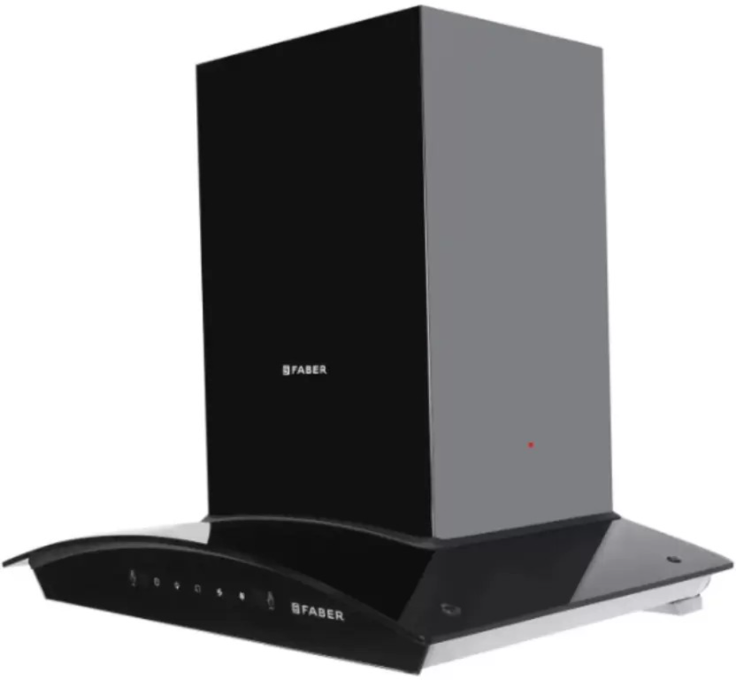 FABER AURA DD 60 Auto Clean Wall Mounted Chimney (BLACK 1225 CMH)