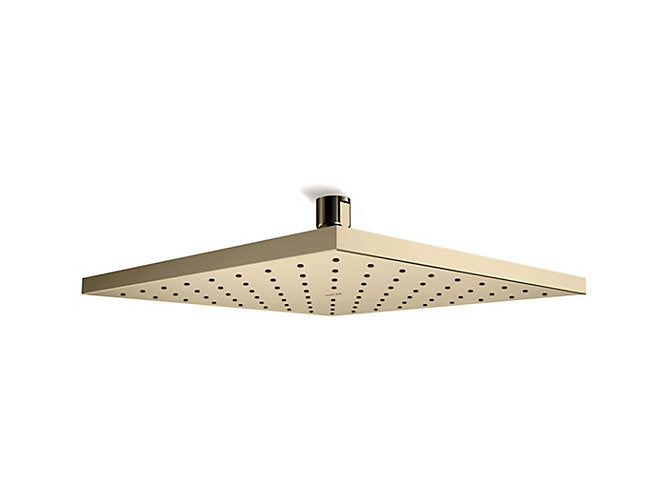 kohler K-18361IN-CL-AF Katalyst™ air showerhead 254mm square in french gold