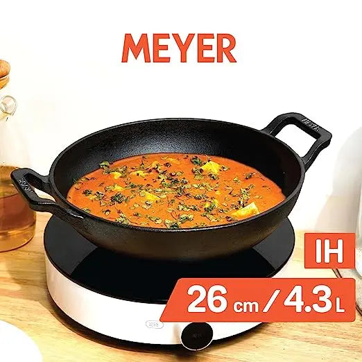 Meyer Deep Frying Kadai 48701 26cm Black