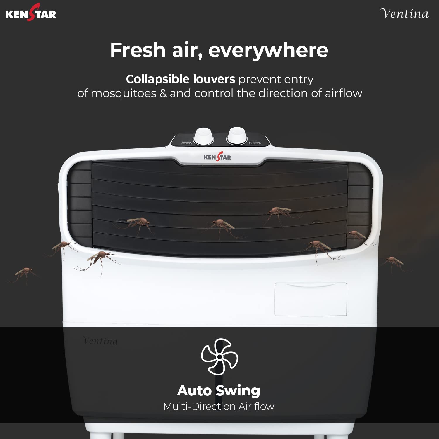 Kenstar Ventina 60 Window Air Cooler White