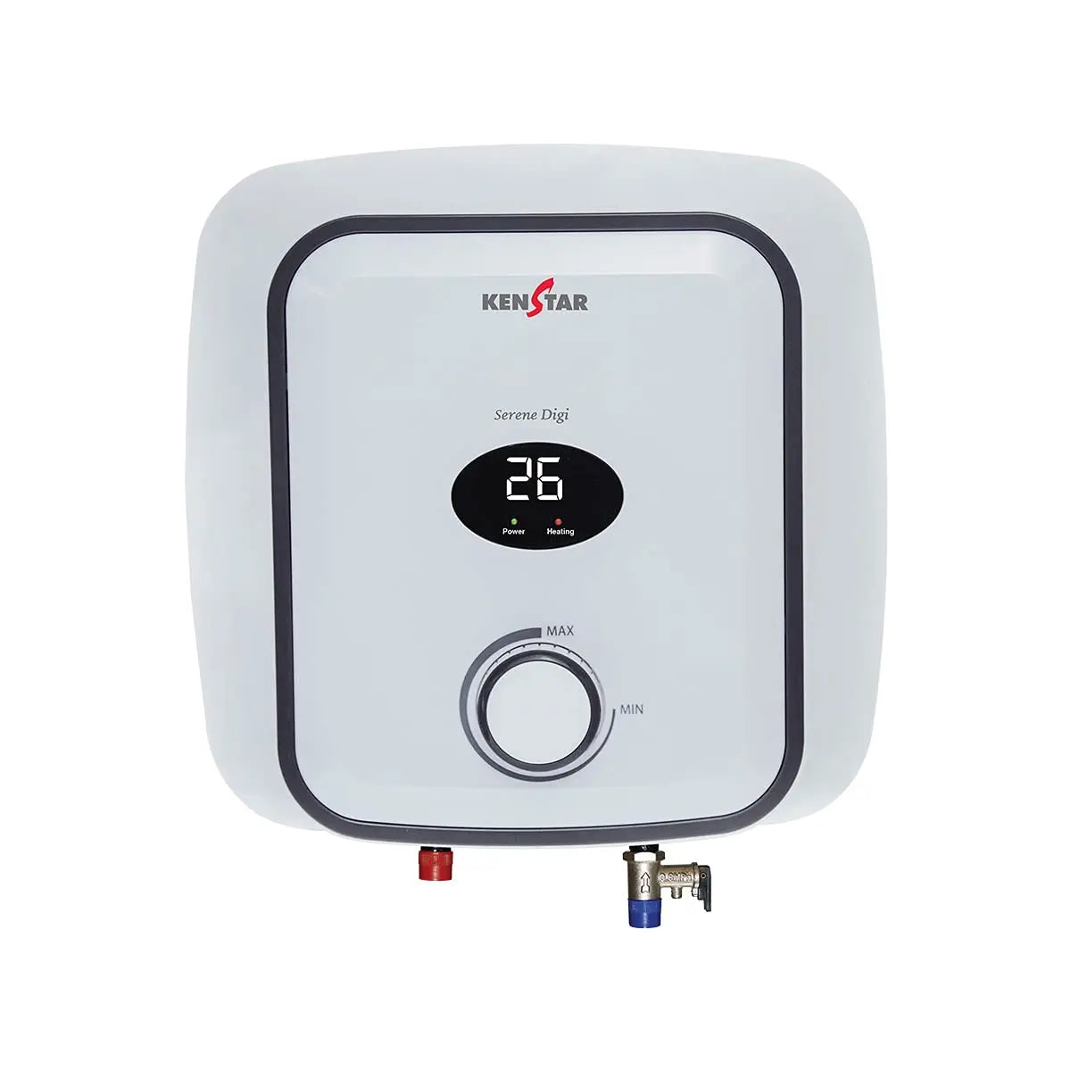 KENSTAR SERENE 15 Liter Durable and Non Corrosive Storage Water Heater_White