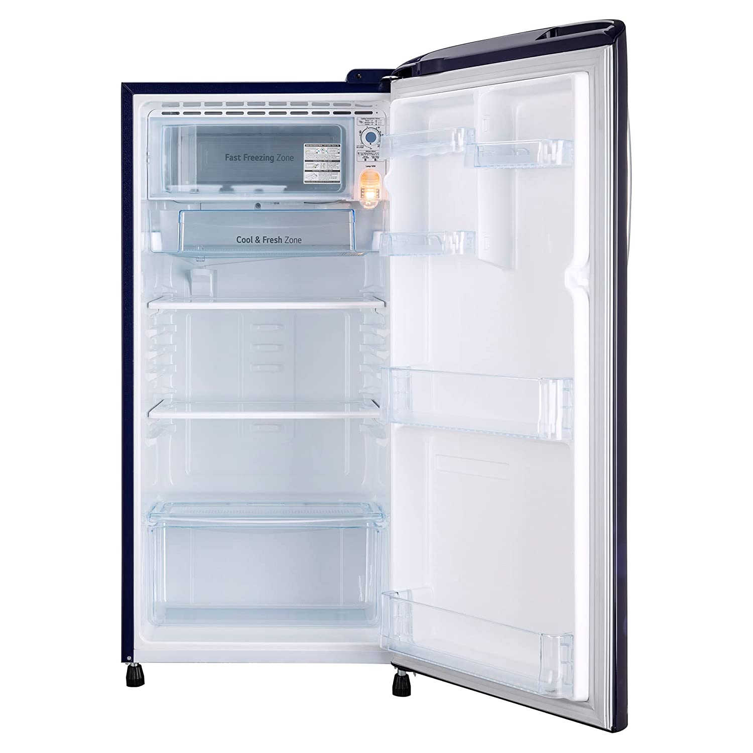LG 185 L 3 ஸ்டார் டைரக்ட்-கூல் சிங்கிள் டோர் ரெஃப்ரிஜிரேட்டர் ‎ப்ளூ யூபோரியா