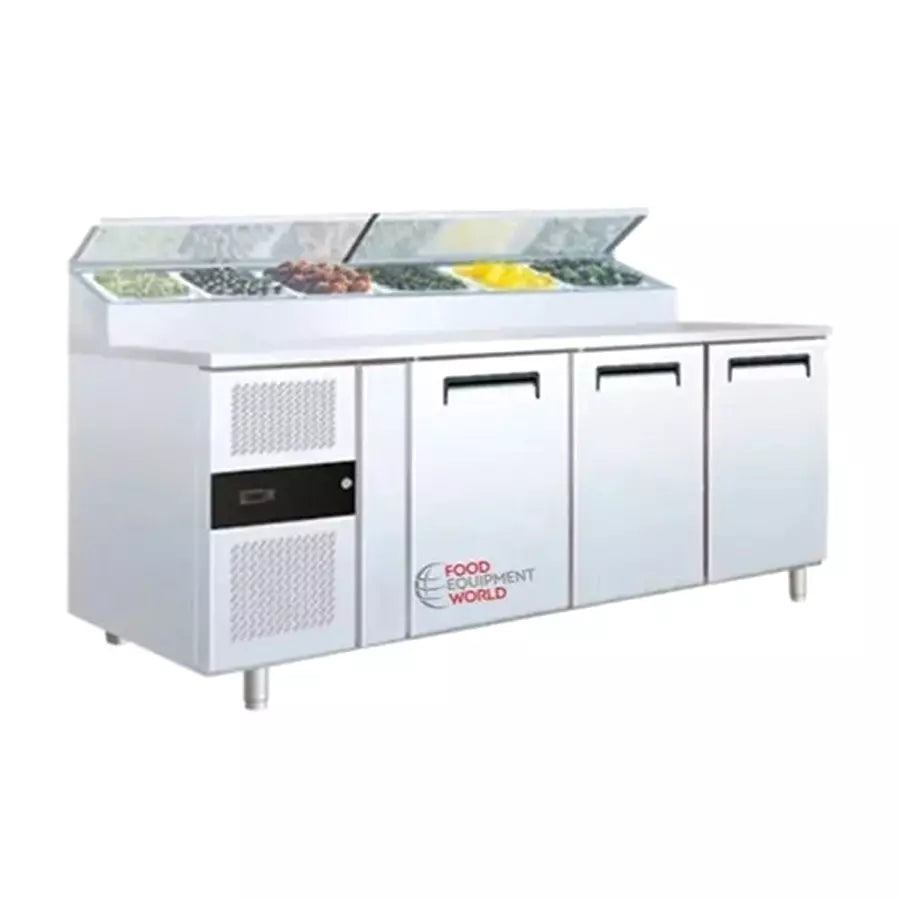 Celfrost freeze  PSE 301: 3-Door Refrigerated Prep Counter (Static)