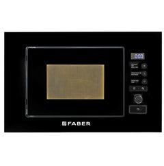 Faber FBI MWO 20 SG BK 20 L Black Built-in Microwave Oven