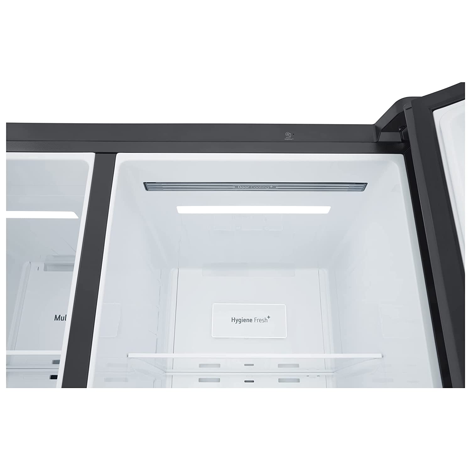LG Side-by-Side Refrigerator GC-B257UGLW: 694L Frost Free Smart Inverter, Linen White