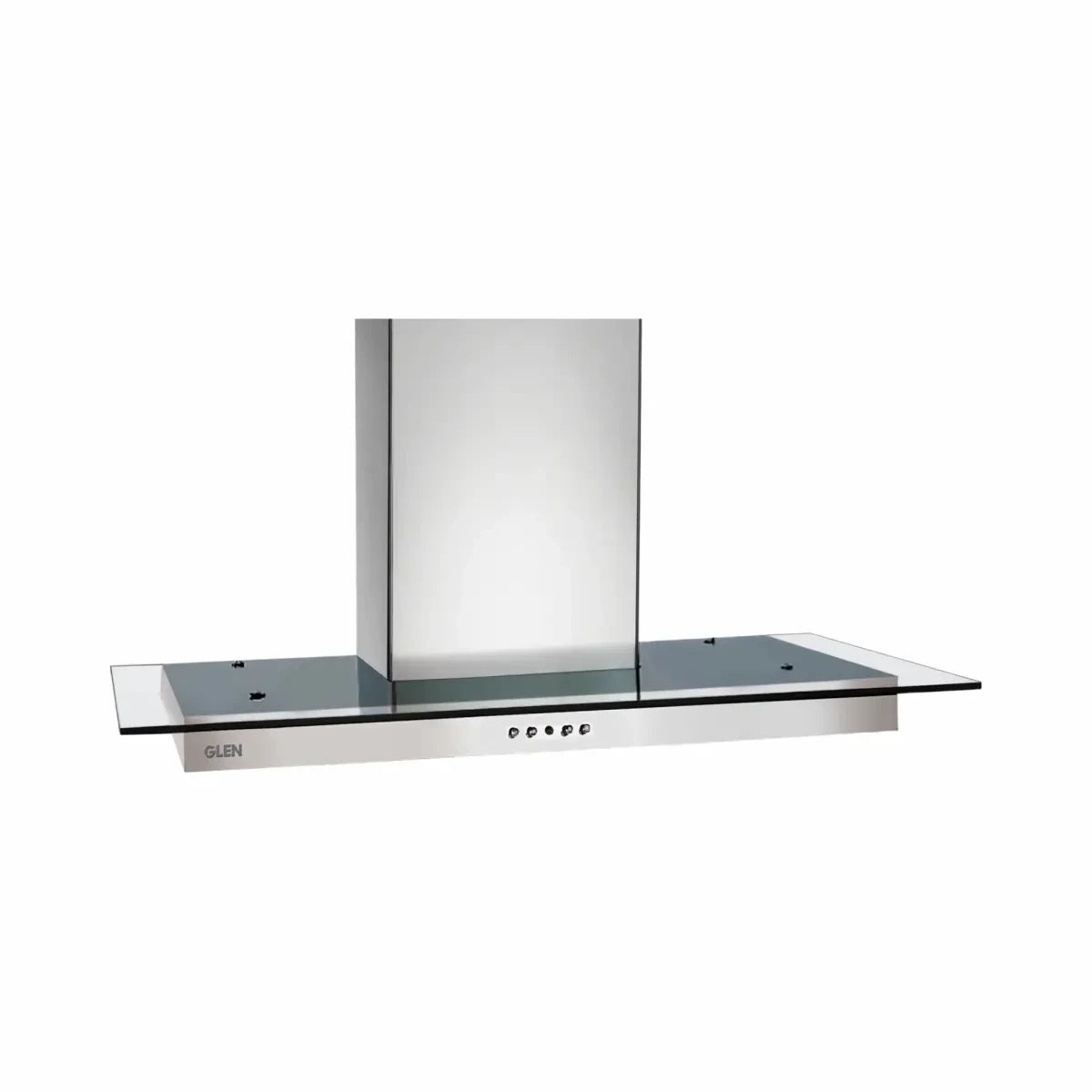 Glen Stainless Steel 60 cms Kitchen Chimney Push Button 6062 Baffle Filter 1000 m3h
