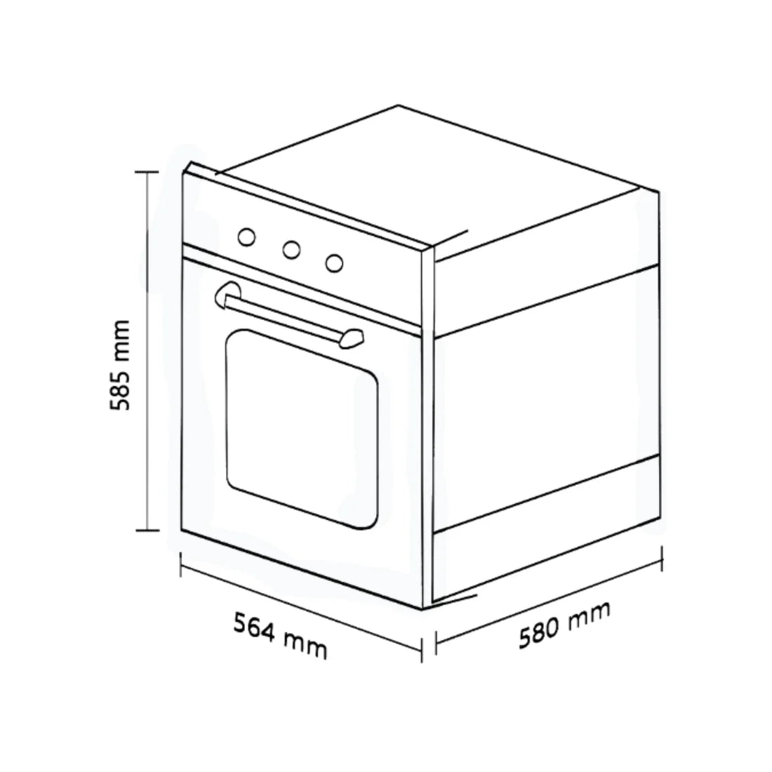 Kaff OV 81 GIKFAFR - High-Performance Built-in Oven with Advanced Features