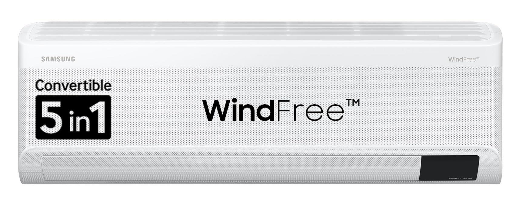 Samsung 1.5 Ton 3 Star Wind-Free Technology Inverter Split AC (Copper, Convertible 5-in-1 Cooling Mode, Anti-bacterial Filter, 2023 Model AR18CYLAMWK White)