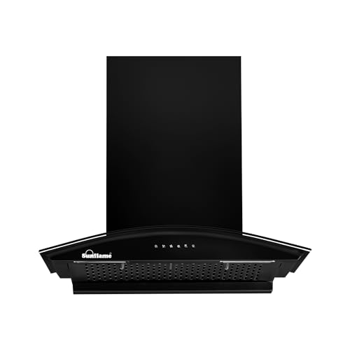 Sunflame Lamia 60 FL HAC Filterless Auto-Clean Kitchen Chimney| 60 cm | 1200 m³/h High Suction | Push Button Control| 1-Year Comprehensive and 5-Year Motor Coverage