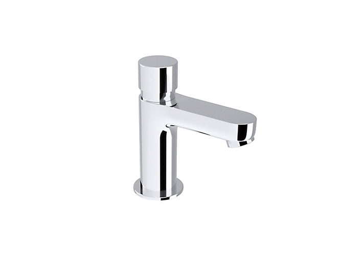kohler K-20747IN-8-CP Soft press auto closing faucet in polished chrome