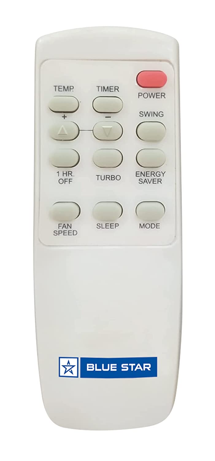 Blue Star 1.5 Ton 3 Star Fixed Speed Window AC (Copper, Turbo Cool, Humidity Control, Fan Modes-Auto/High/Medium/Low, Hydrophilic Blue Fins, Dust Filters, Self-Diagnosis, 2023 Model, WFA318LN, White)