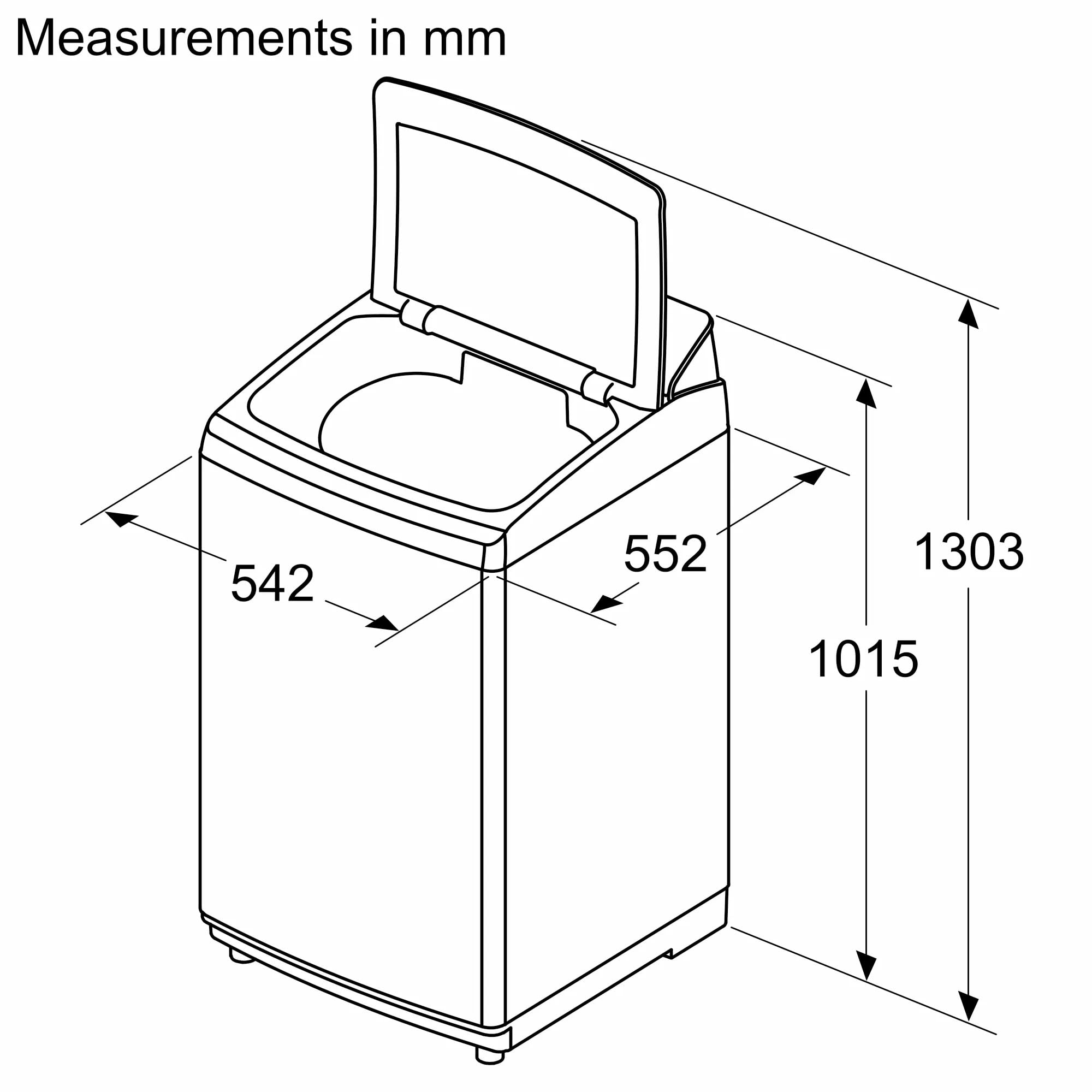 Bosch 8.0 kg 5 Star Fully-Automatic Top Loading Washing Machine (WOE802S7IN, ‎Grey, Expert Care)
