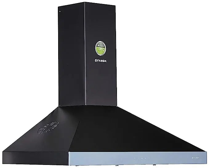 Faber 90 cm 1095 m³/hr box-type Kitchen Chimney (Hood Topaz Smart 3D T2S2 BK TC LTW 90, Baffle Filter, Touch Control, Black)